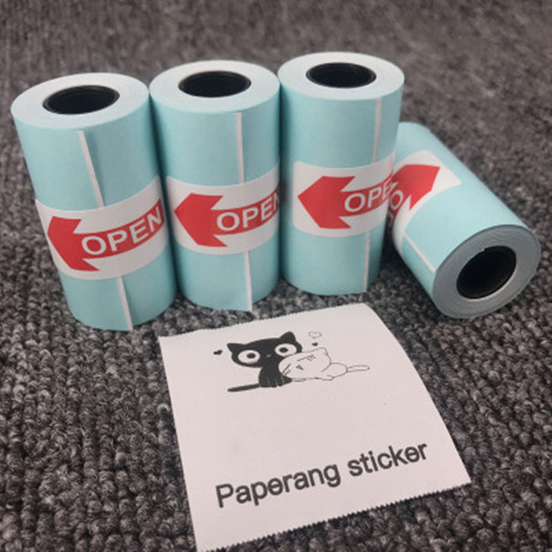 Color Label Printing Heat Sensitive Suitable For Self Adhesive Tape Back Adhesive Paper