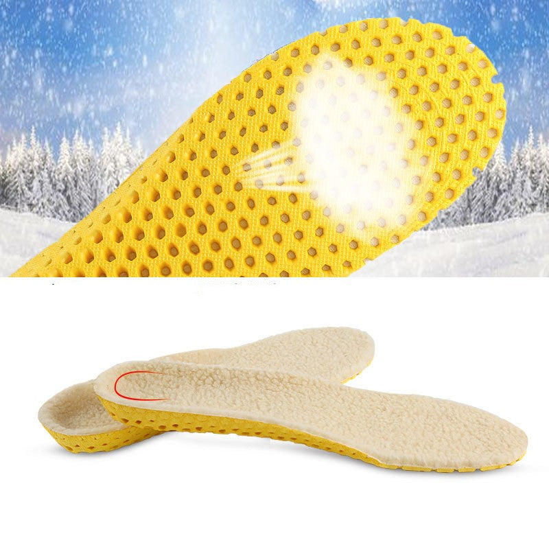 Thickened Invisible Winter Thermal Insole Suction