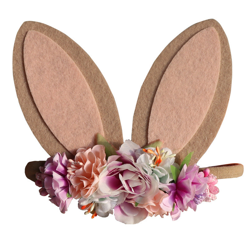 Big Rabbit Ears Children's Super Soft Seamless Nylon Hair Band