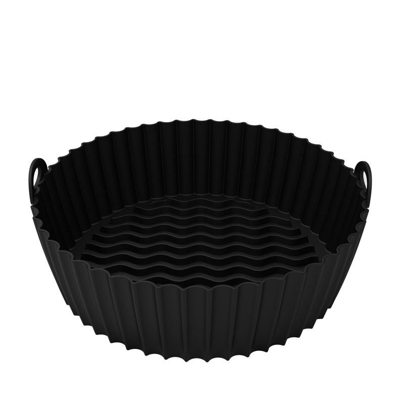 Silicone Basket Pot Tray Airfryer Liner For Air Fryer Reusable Container Accessories Pan Baking Mold Canister Shape Protector