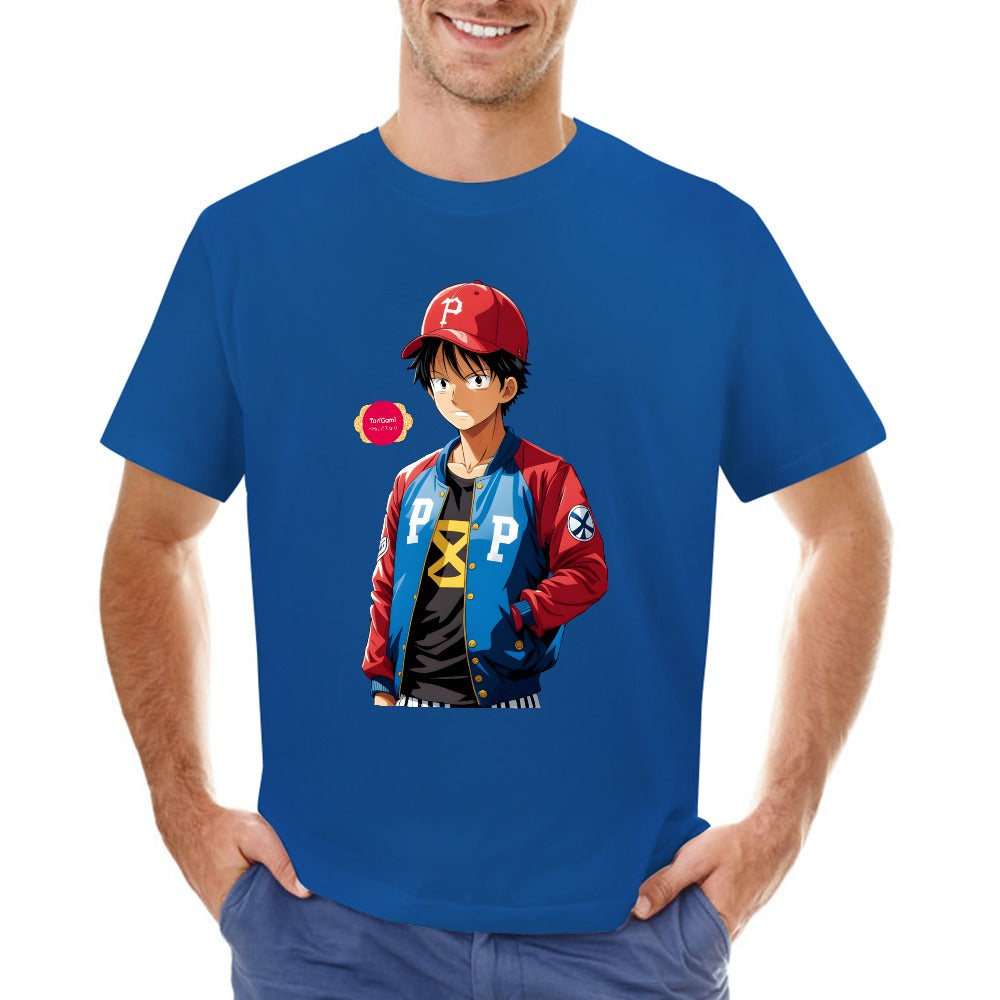 CWS ToriGami Streetwaear Japan コージーウィンターストアより Pure cotton Men's T-shirt Anime Guy