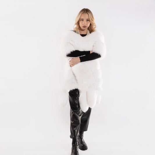 European And American Fur Shawl Autumn And Winter