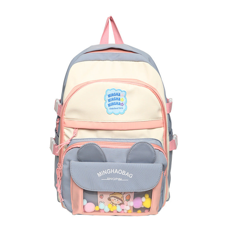 Cute Backpack One Shoulder Large-capacity Backpack