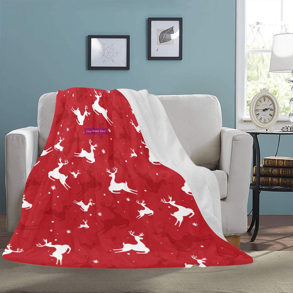 CWS Cozy Blankets Ultra-Soft Micro Festive Christmas Style Fleece Blanket 54*70 by Cozy Winter Store