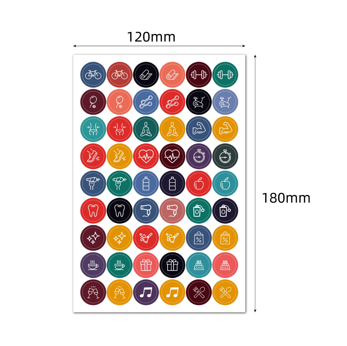 Digital Foundation Dot Manual Ledger Plan Sticker Drawing