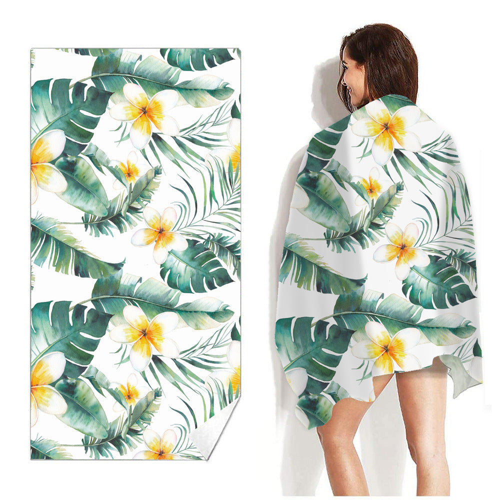 Beach Towel Printed Swimming Sweat Towel