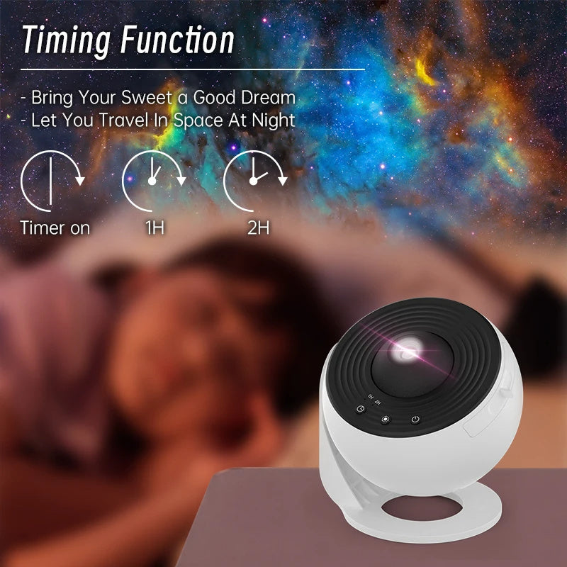 Nachtlicht Galaxy Projektor Sternenhimmel Projektor 360 Grad drehbar Planetarium Lampe für Kinder Schlafzimmer Valentinstag Geschenk Hochzeitsdeko