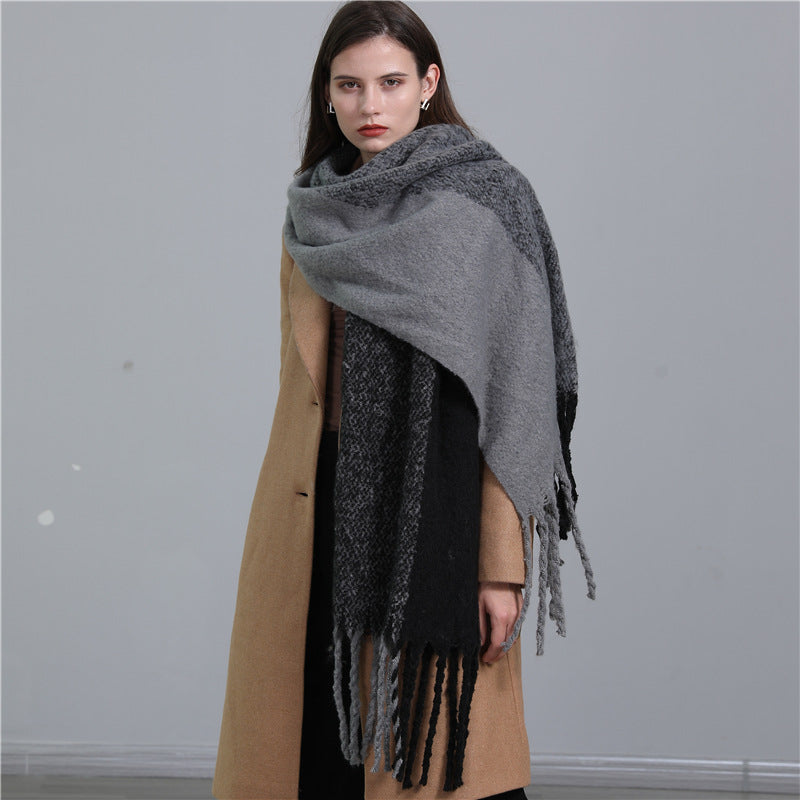 Women's Fashion Thickened Thermal Shawl Scarf