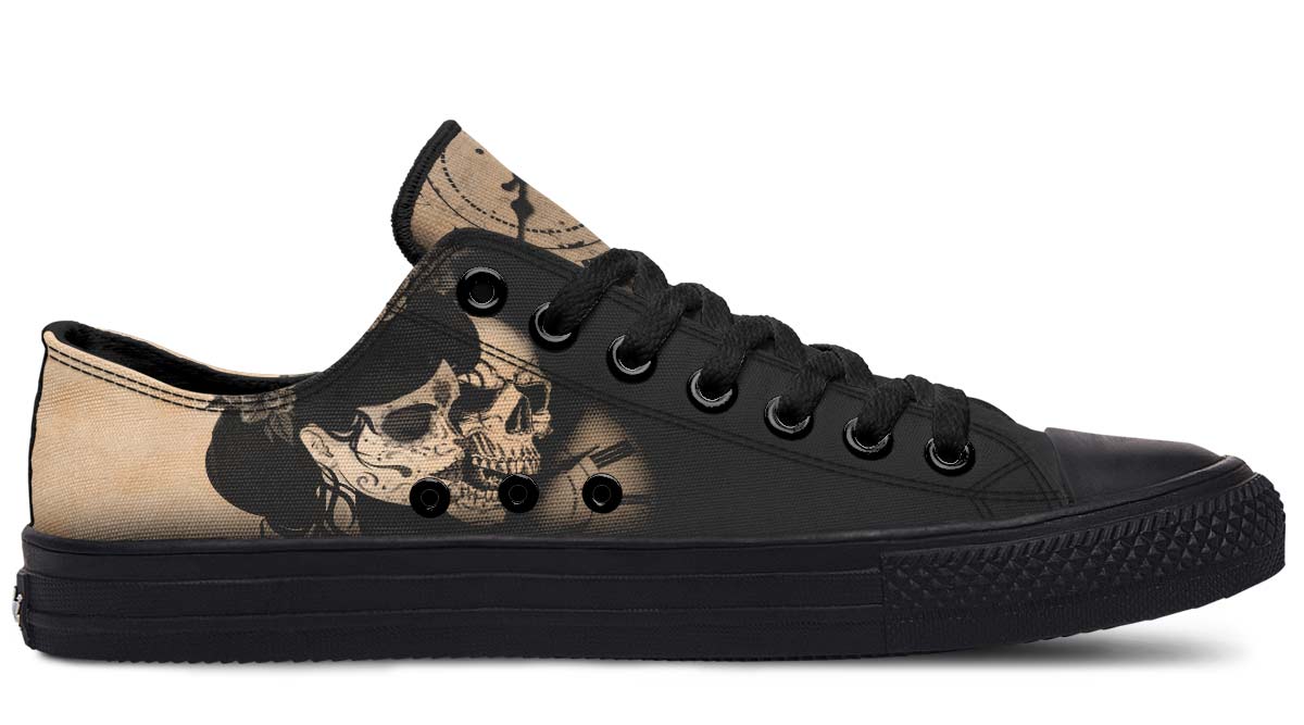 UrbanKicks Dead Time Fashion Printed Couple High Top Canvas Shoes