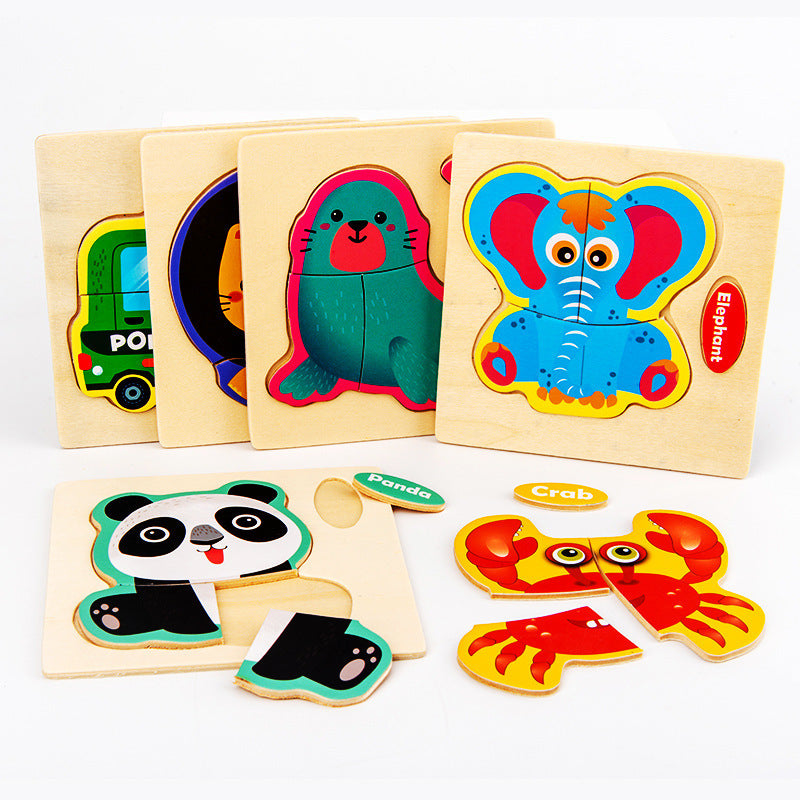 Three-dimensional Cartoon Pattern Puzzle Toy