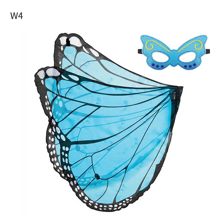 Watercolor Butterfly Shawl Children's Costume