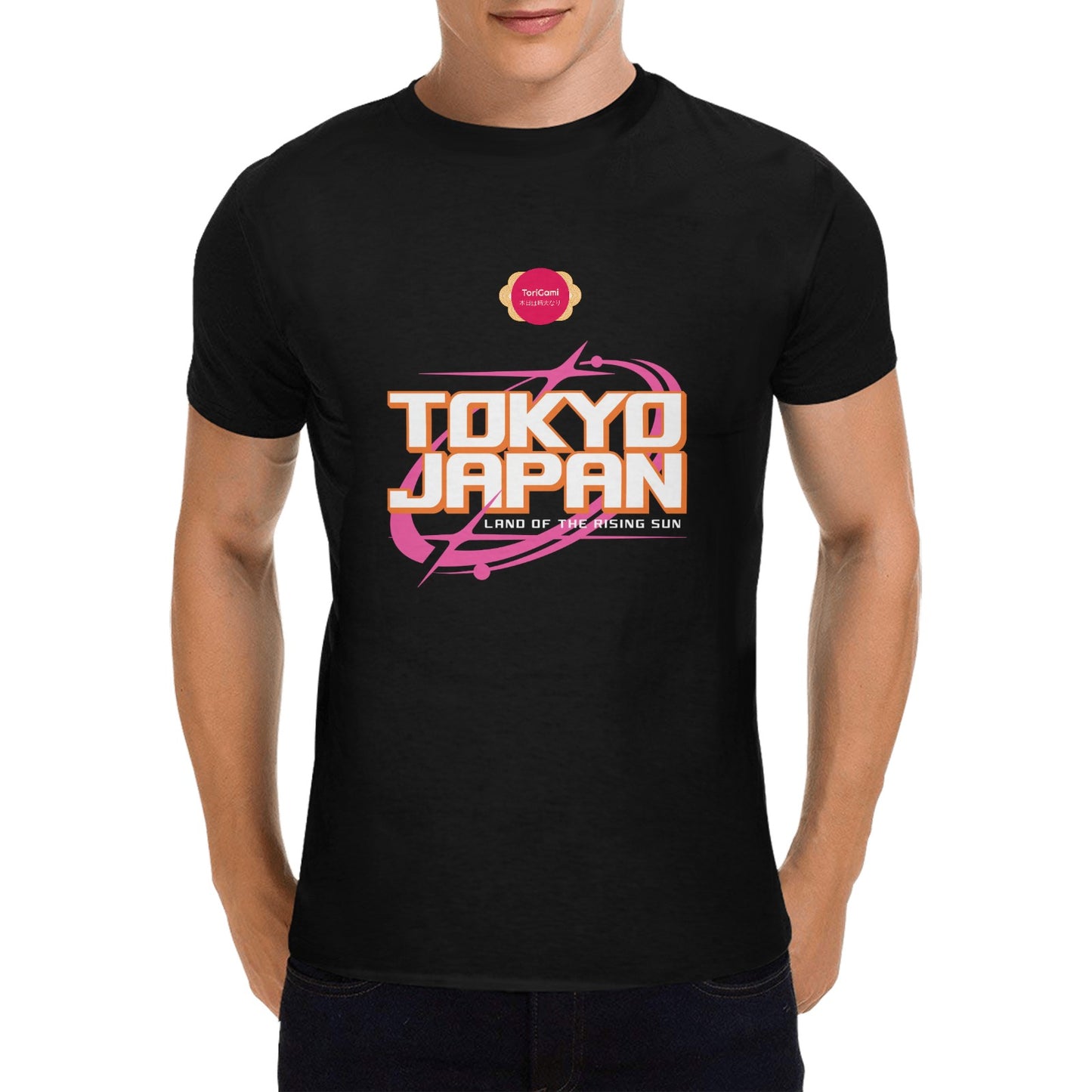 CWS ToriGami Streetwear Japan コージーウィンターストアより Men's Gildan Tokyo T-shirt 100% Cotton (USA Size)