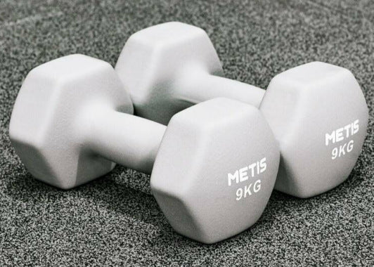 Color Sports Environmental Protection Dip Plastic Small Yiling Hexagonal Household Dumbbells