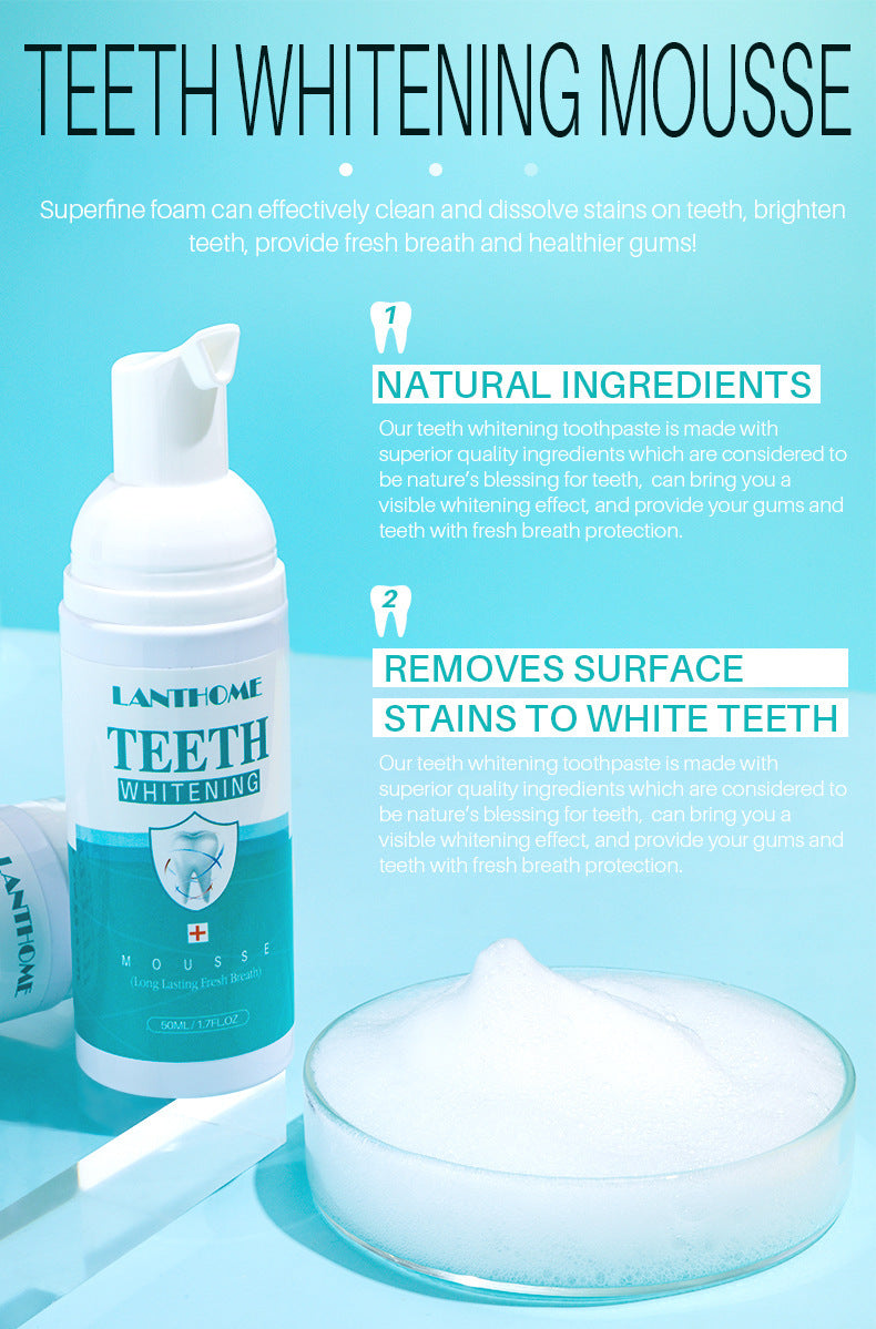 Teeth Whitening Mousse Cleaning Teeth Care Oral Cleaning Care Foam