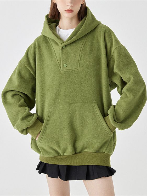 Trendy, lockere Pullover-Oberteile aus Polarfleece, die zu jedem Anlass passen