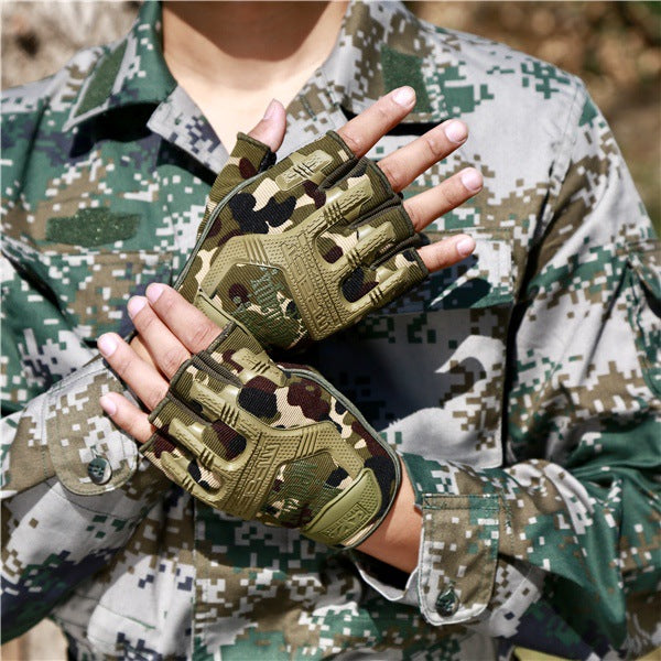 SEAL Free Soldier Half Finger Gloves Outdoor Combat Training Non-slip