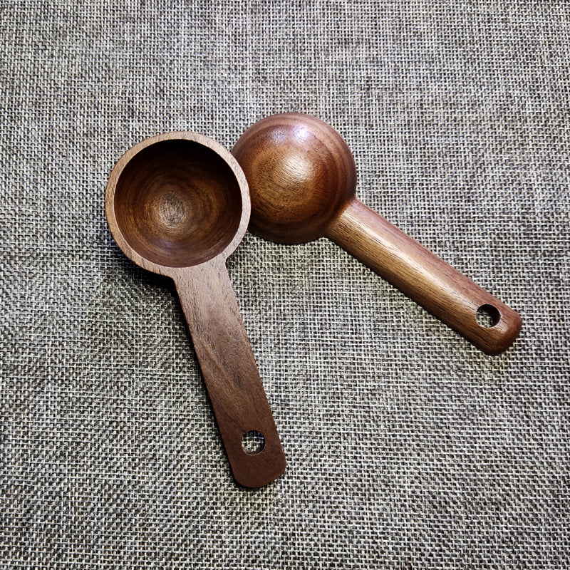 Wooden Spoon Black Walnut Coffee Beans Measuring Spoon