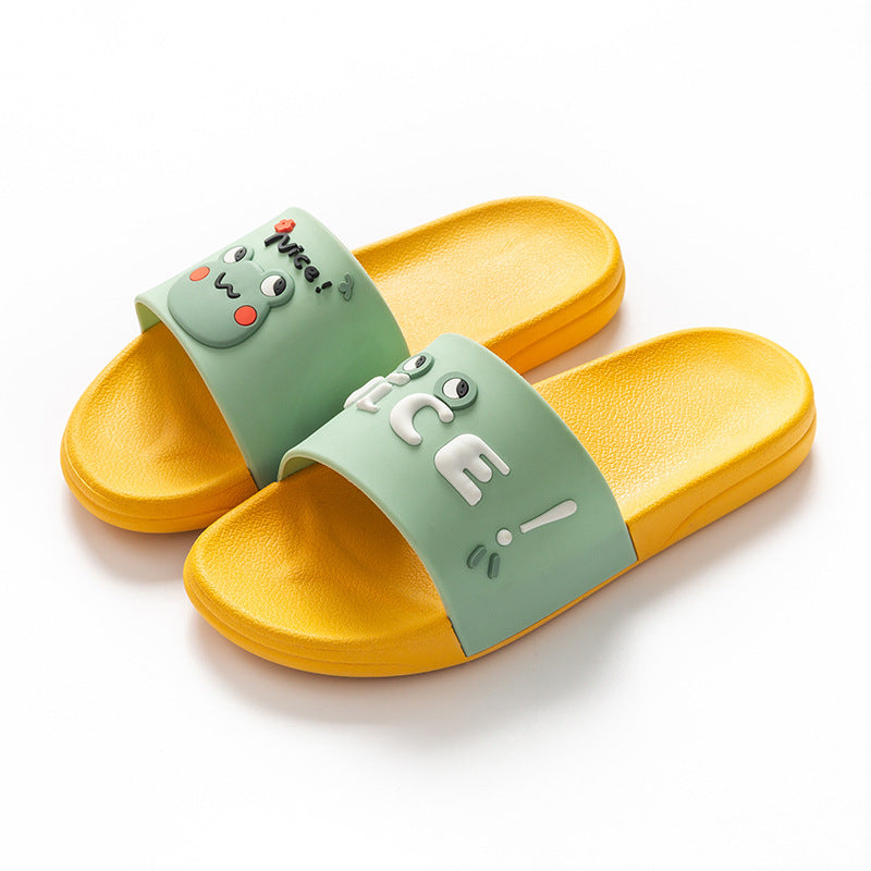 Female Summer Cartoon Bathroom House Slippers