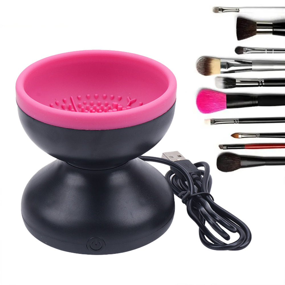 Elektrische Make-Up-Pinsel-Reinigungsmaschine, tragbares automatisches USB-Kosmetikpinsel-Reinigungswerkzeug für alle Größen von Beauty-Make-Up-Pinsel-Sets