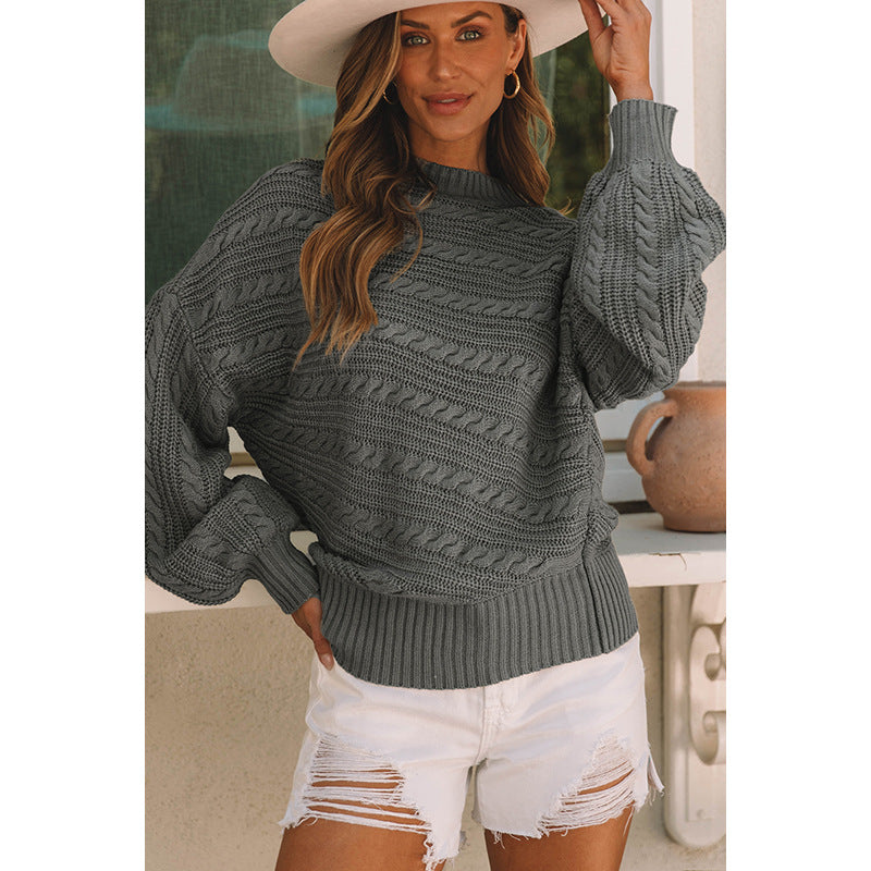 Damen Twist Strickpullover