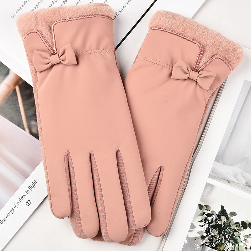 Women's Thermal Gloves New Fashion Versatile Touch Screen