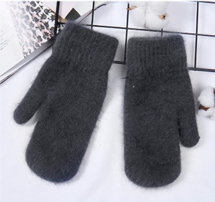 Winterhandschuhe aus Angorawolle für Damen