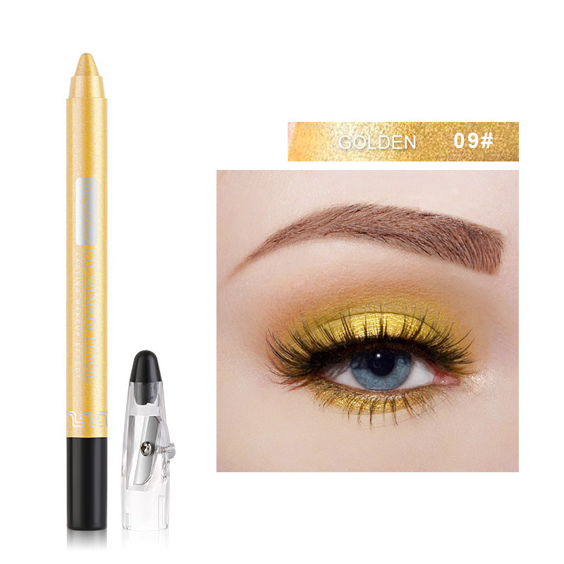 Eyeliner Eye Shadow Stick Shadow Pearlescent Eyeliner With Penknife Bubble Pen