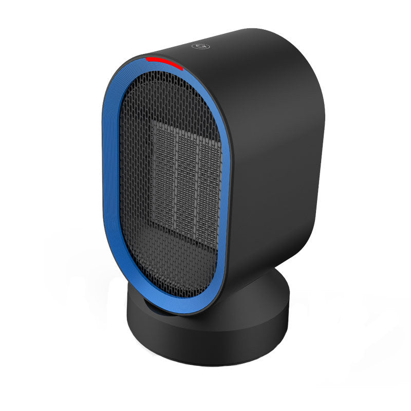 ShakeHeat: Desktop mini electric heater with shaking head for home warmth.