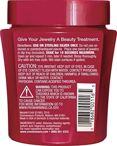 Connoisseurs 236ML Gold And Silver Jewelry Maintenance Silver Wash Water