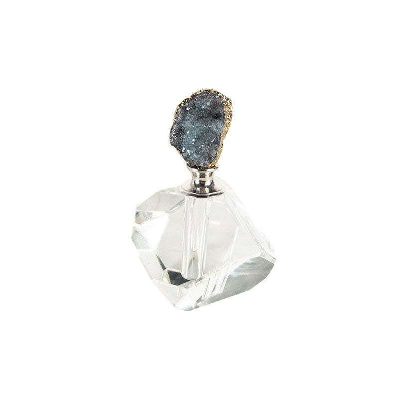 Essence Elysium: Fashion Electroplating Light Luxury Agate Perfume Bottle.