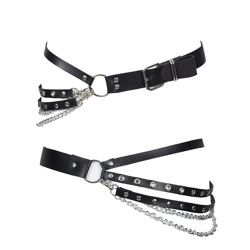 Leather Personality Body Binding Strap