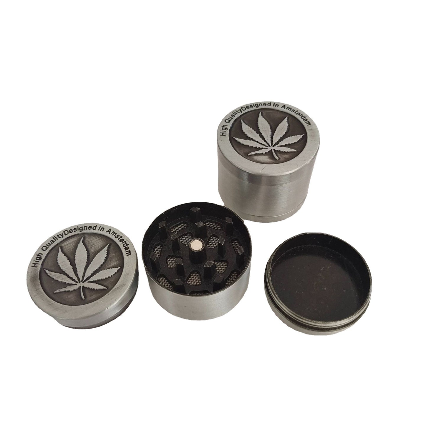 Zinc Alloy Maple Leaf 40mm Smoke Grinder