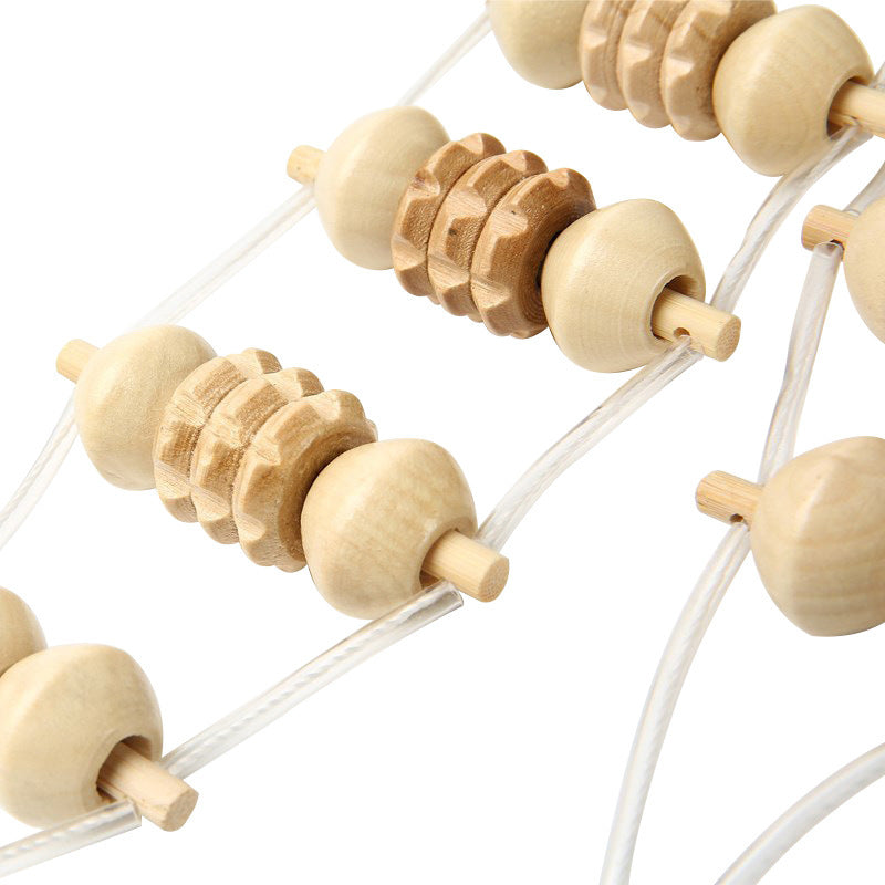 Pure Manual Back Pull Roller Massager