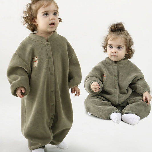 CozyCubs: Thickened pajamas for baby's winter warmth and comfort.