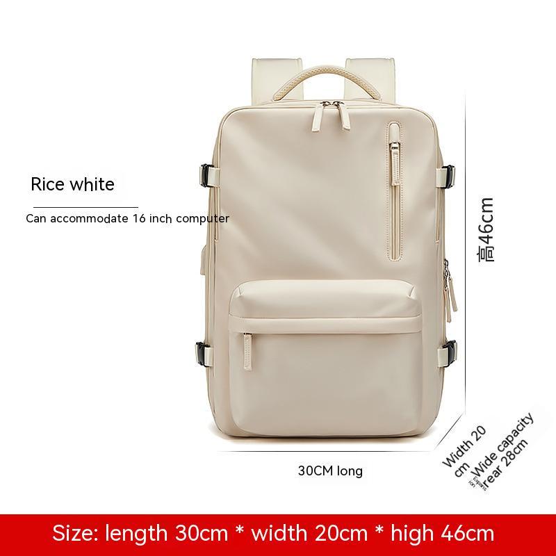 Expansion Backpack Women's Casual Dry Wet Separation Backpack