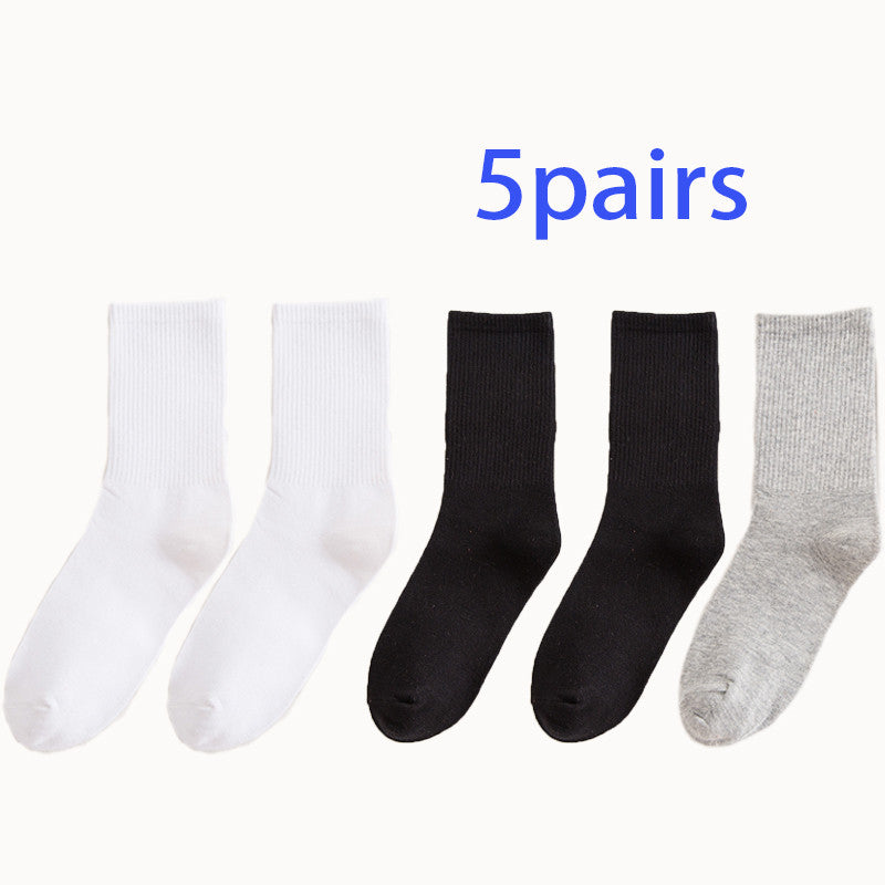 Winter Solid Color Pile Socks