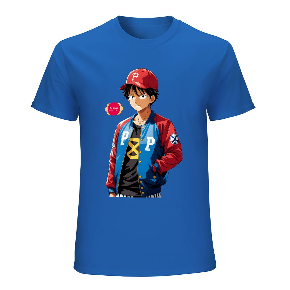 CWS ToriGami Streetwaear Japan コージーウィンターストアより Pure cotton Men's T-shirt Anime Guy