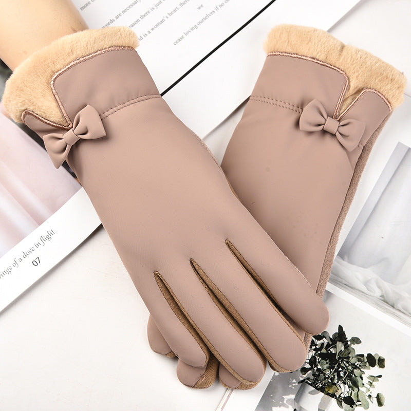 Women's Thermal Gloves New Fashion Versatile Touch Screen