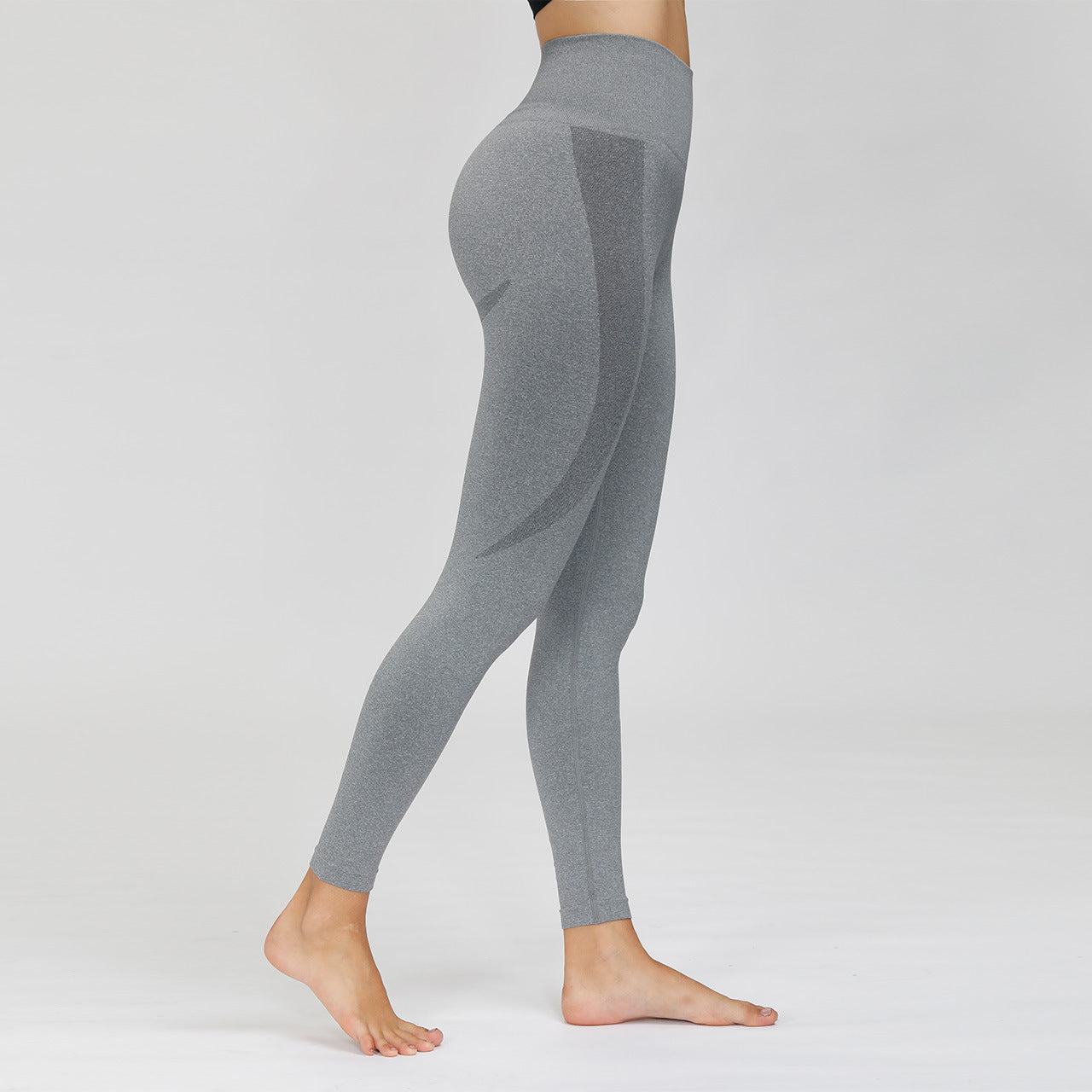 Schneeflocke Jacquard Nahtlose Workout Knöchellange Hose Yoga