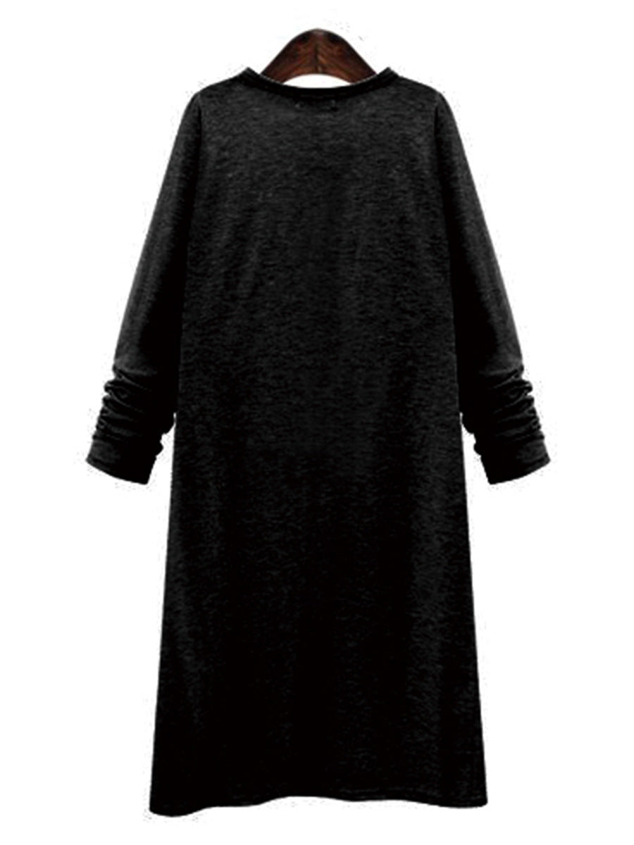 KnitGrace: Women's long sleeve cardigan knit trench coat for a cozy and stylish appearance.