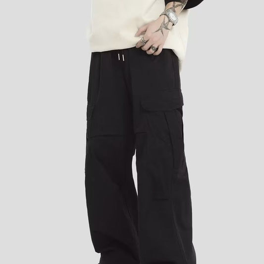 American Retro Workwear Casual Pants Loose