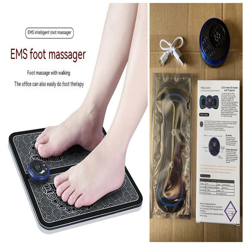 Mini-Massagekissen, intelligentes LCD-Display, Elektromassagegerät, Halswirbelsäule, Taille, Rücken, Schmetterlingsinstrumententasche