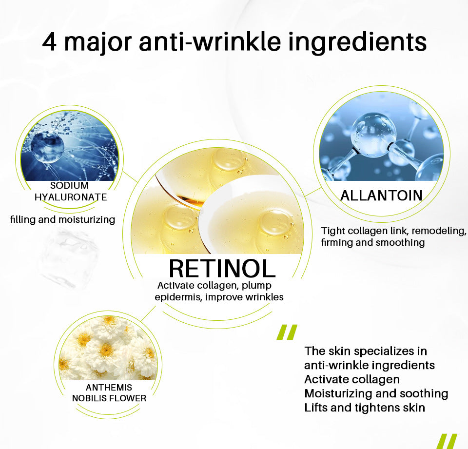 Retinol-Stammlösung spendet Feuchtigkeit und reduziert feine Linien