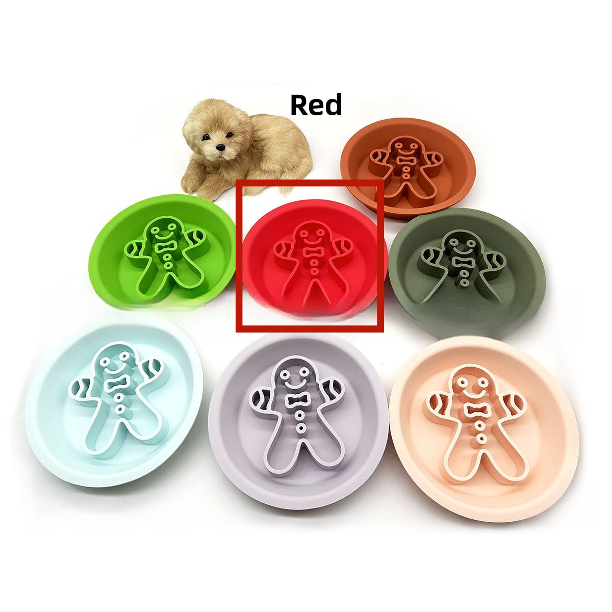 Pet Cat Dog Slow-eat Bowl Licking Two-in-one Anti-choke Non-slip Silica Gel Sucker Honeycomb Slow Food