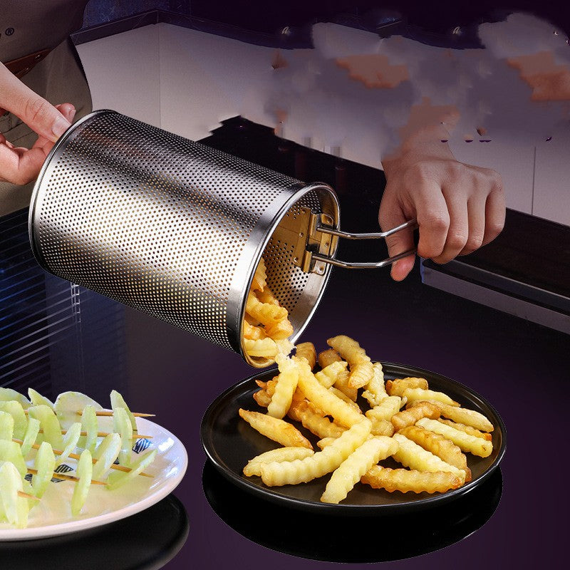 Stainless Steel Fryer For Household Mini Fuel Saving