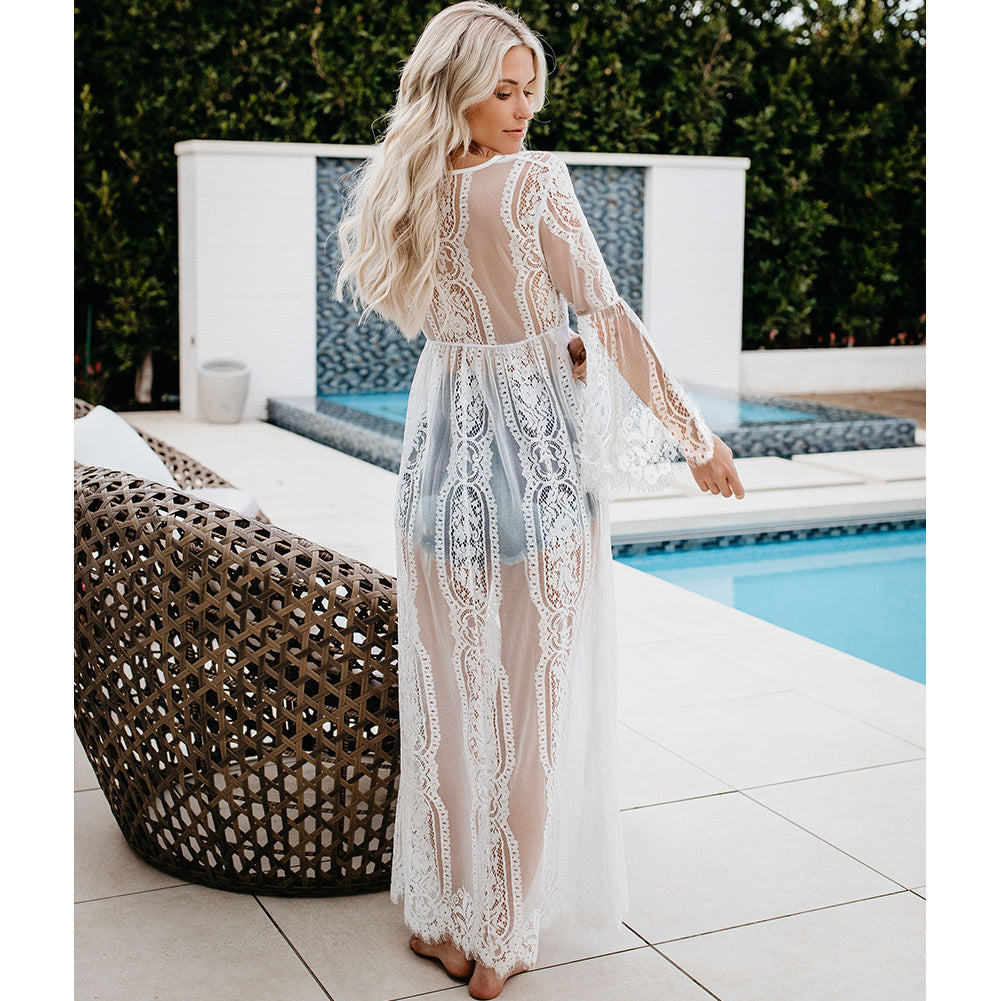 Bikini Beach Sun Protection Long Cover Up