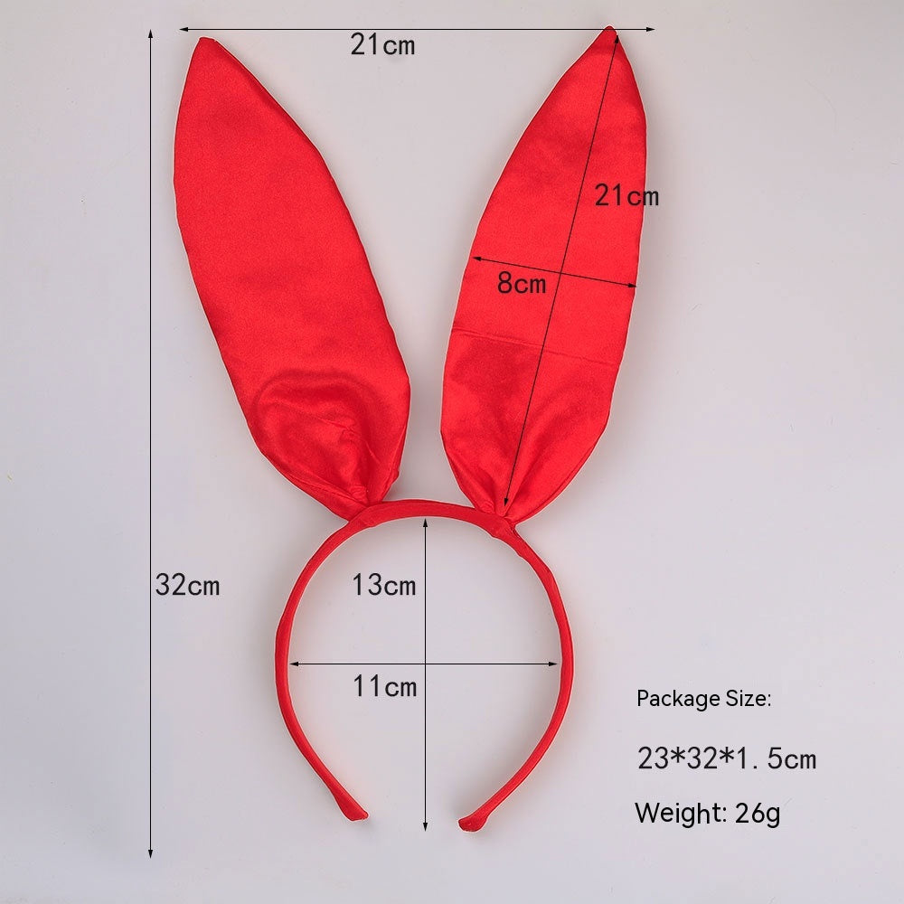 Rabbit Headband Suit Plush Three-piece Set