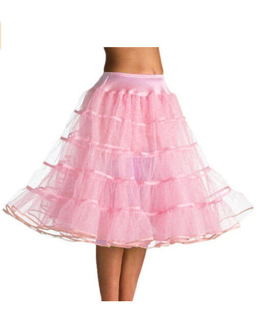 Women's Fashion Mesh Corset Pettiskirt