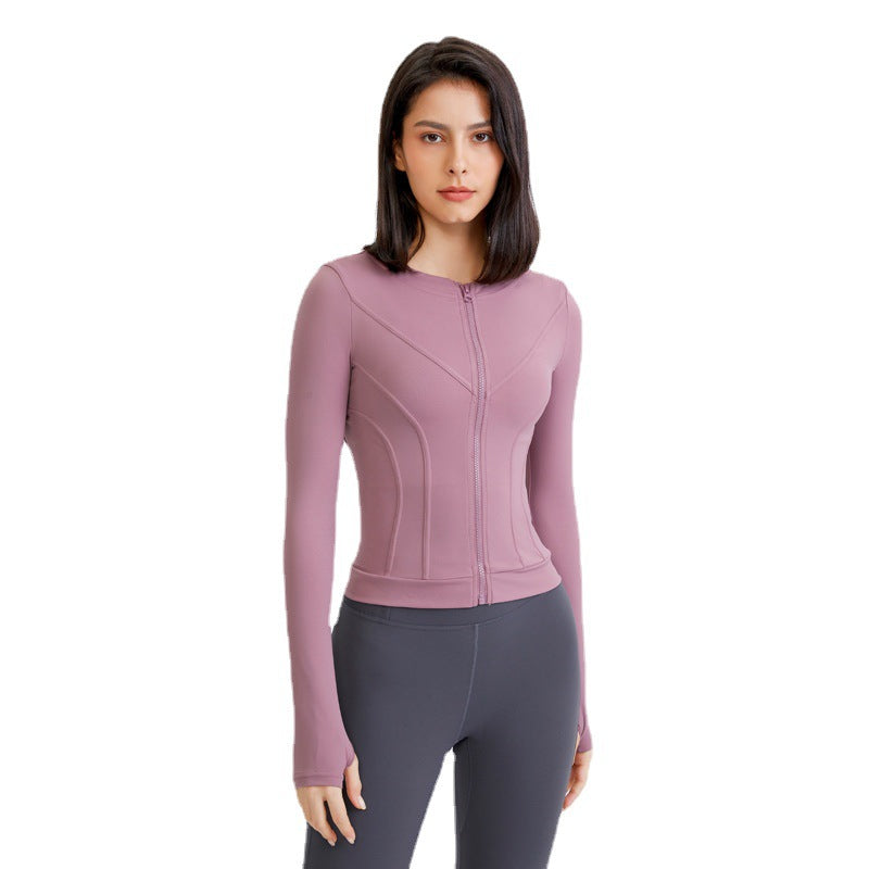 Women's Slimming And Tight Stretch Quick-drying Yoga Clothes Top