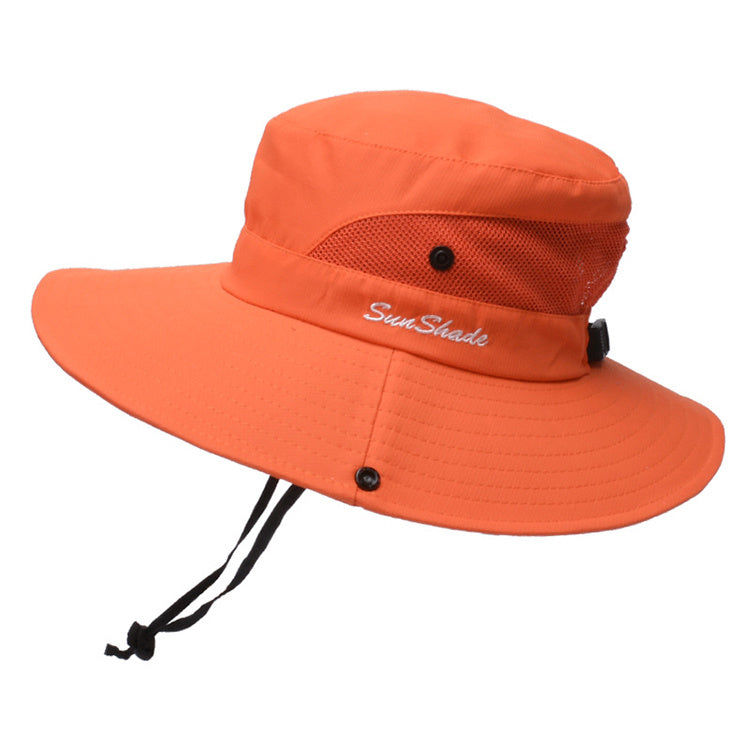 Unisex Summer Foldable Sun Fisherman Hat Men Women Wide Brim Casual Outdoor Travel Beach Sunscreen UV Protection  Sun Hats